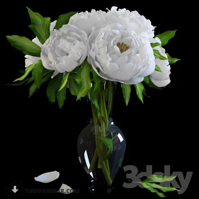 FLOWER – 3DMODEL – VASE – 018