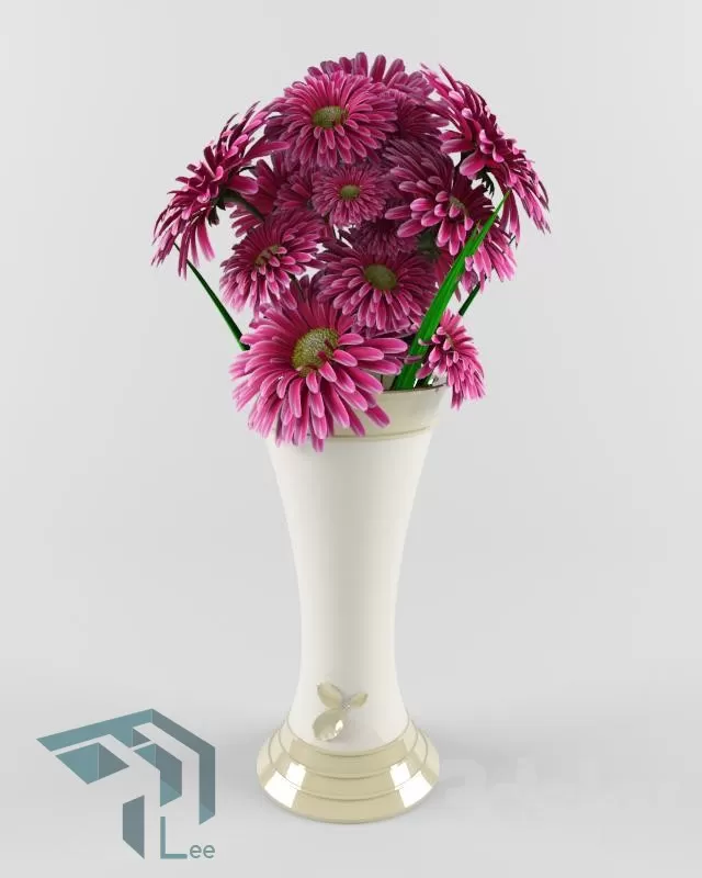 FLOWER – 3DMODEL – VASE – 024