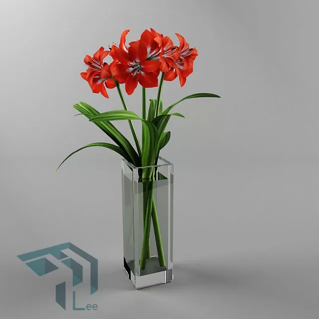 FLOWER – 3DMODEL – VASE – 035