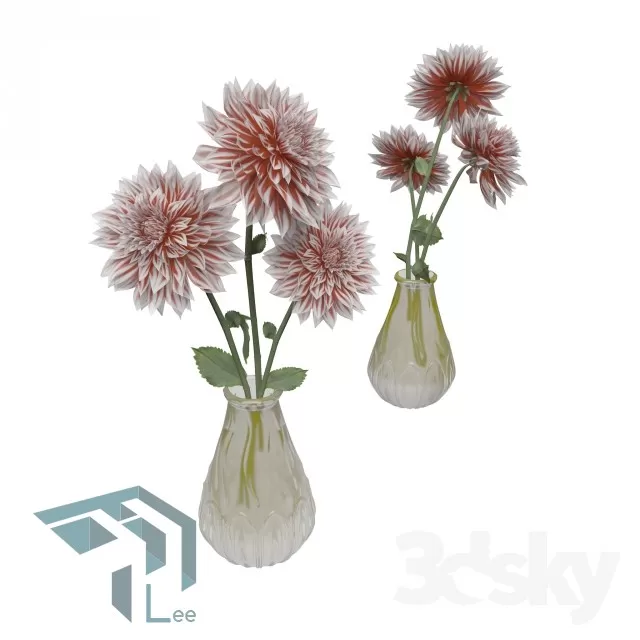 FLOWER – 3DMODEL – VASE – 040