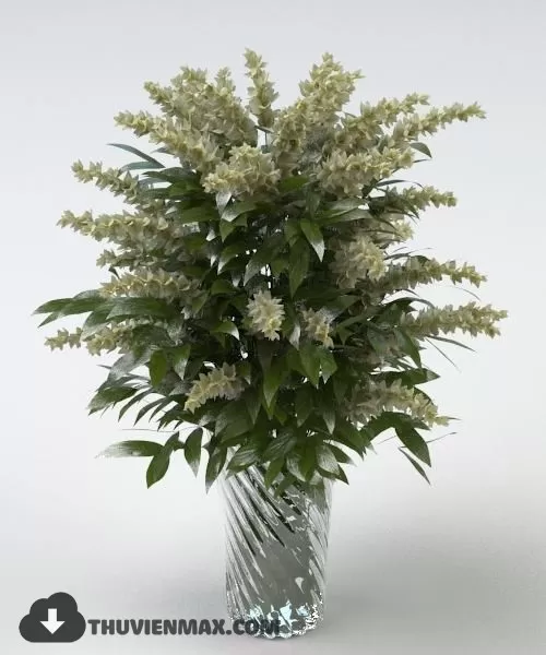 FLOWER – 3DMODEL – VASE – 058