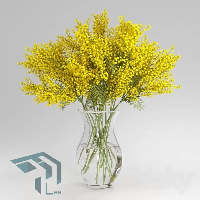 FLOWER – 3DMODEL – VASE – 059