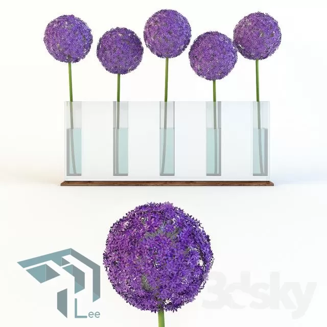 FLOWER – 3DMODEL – VASE – 061