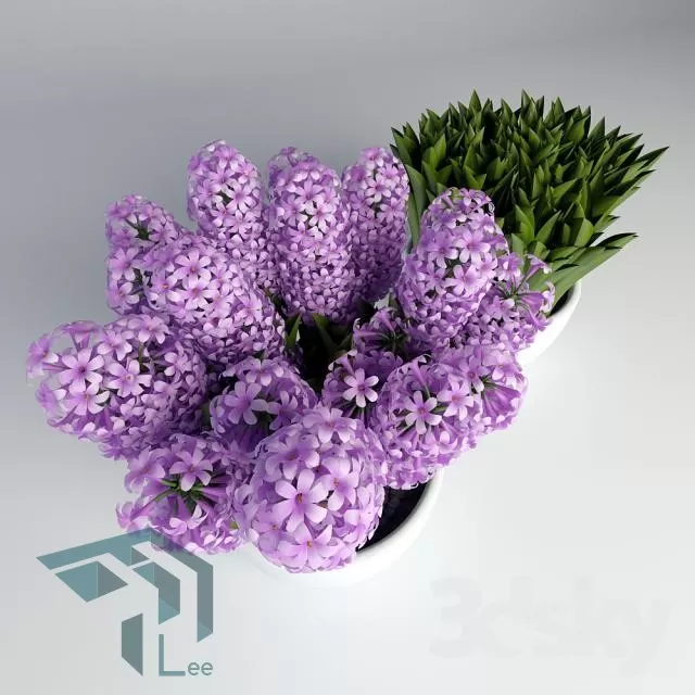 FLOWER – 3DMODEL – VASE – 065