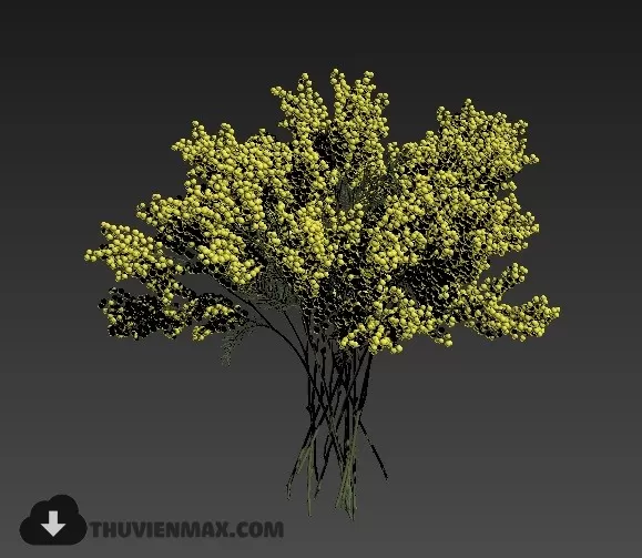 FLOWER – 3DMODEL – VASE – 081