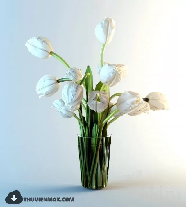 FLOWER – 3DMODEL – VASE – 085