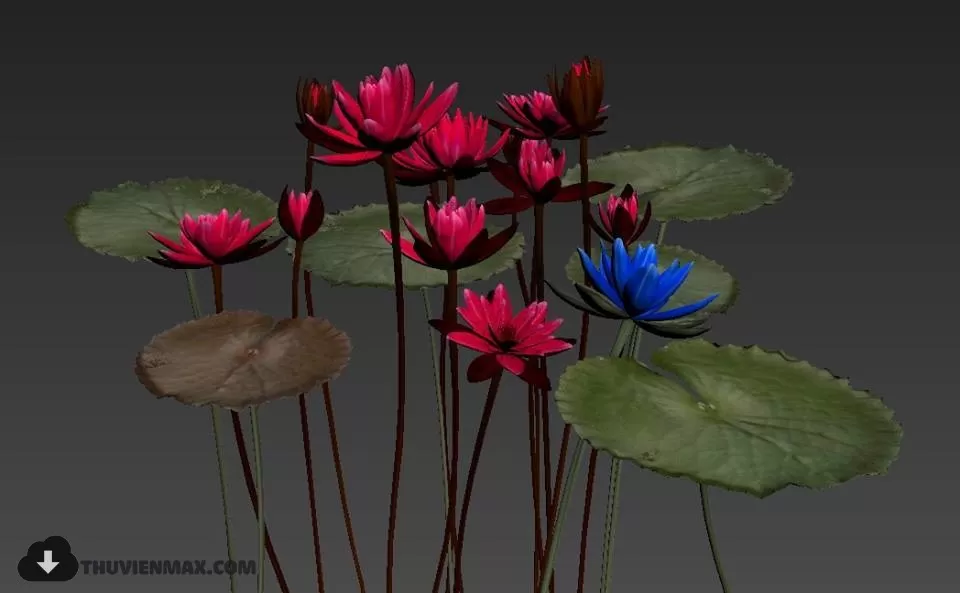 FLOWER – 3DMODEL – VASE – 090