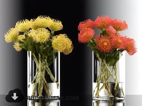 FLOWER – 3DMODEL – VASE – 091