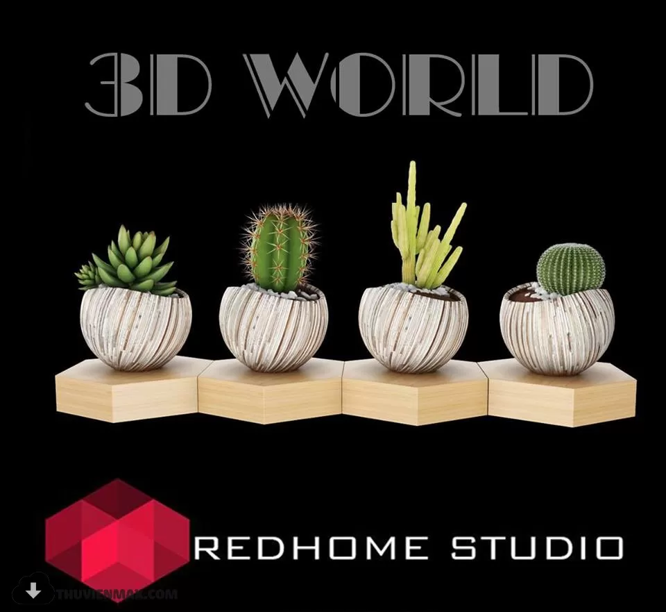 FLOWER – 3DMODEL – VASE – 095