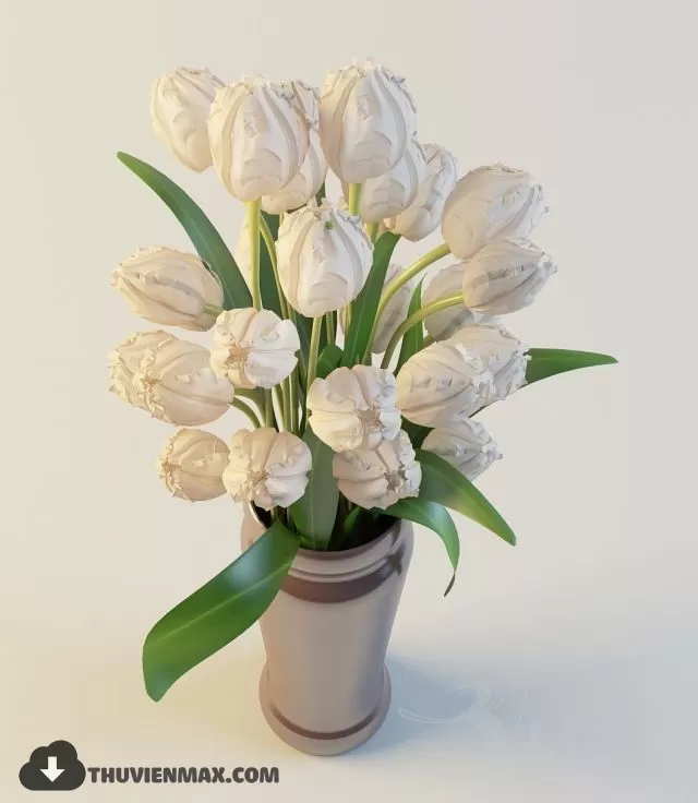 FLOWER – 3DMODEL – VASE – 096