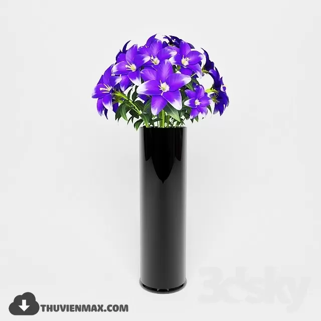 FLOWER – 3DMODEL – VASE – 105