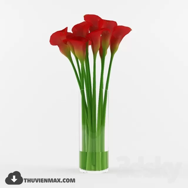 FLOWER – 3DMODEL – VASE – 108