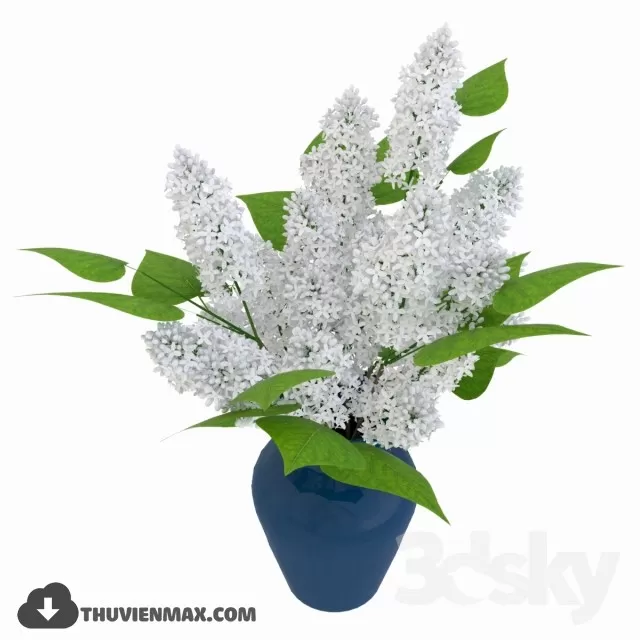 FLOWER – 3DMODEL – VASE – 109