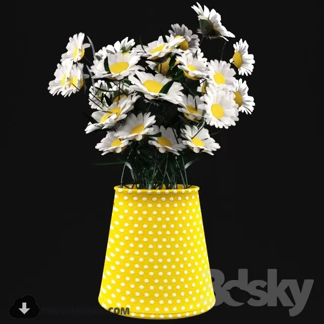 FLOWER – 3DMODEL – VASE – 112
