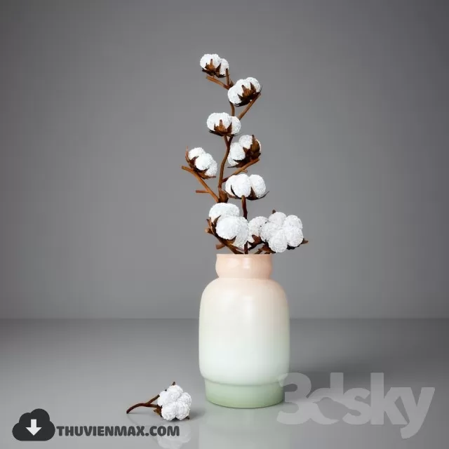 FLOWER – 3DMODEL – VASE – 115