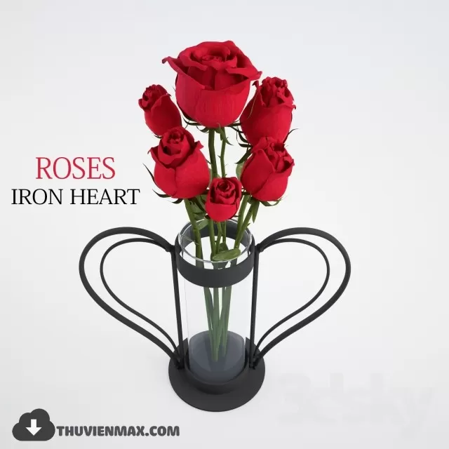 FLOWER – 3DMODEL – VASE – 117