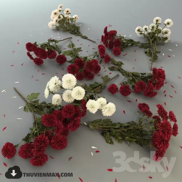 FLOWER – 3DMODEL – VASE – 118