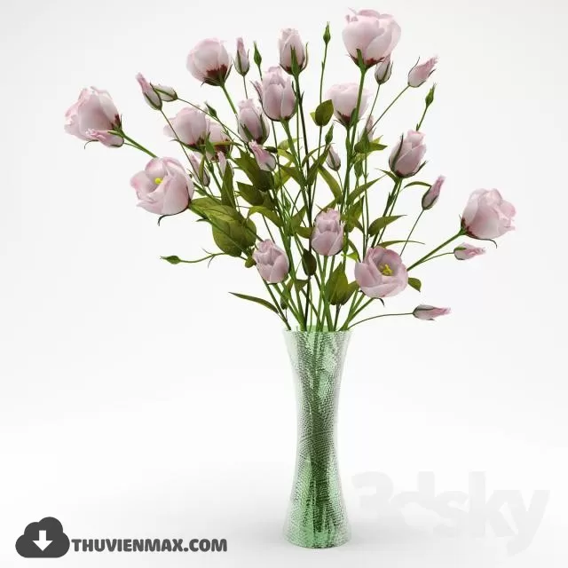 FLOWER – 3DMODEL – VASE – 129