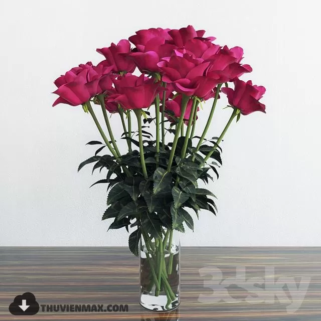 FLOWER – 3DMODEL – VASE – 137