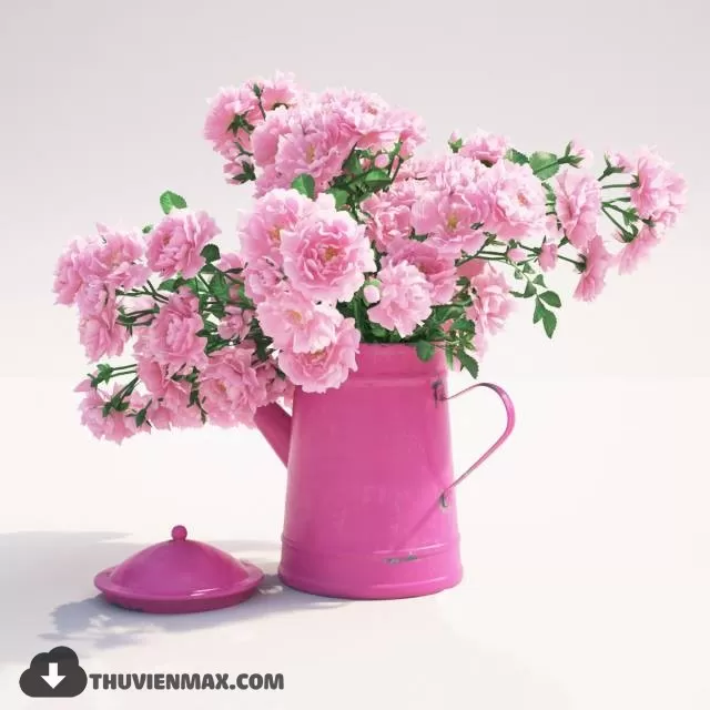 FLOWER – 3DMODEL – VASE – 143