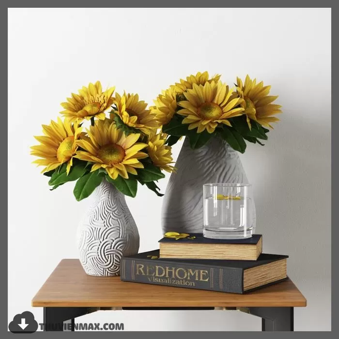 FLOWER – 3DMODEL – VASE – 144