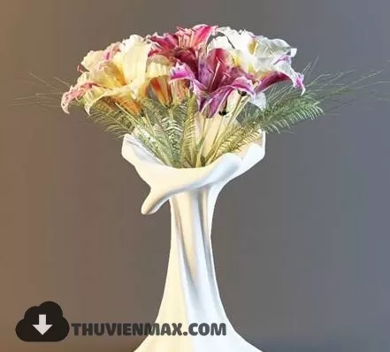 FLOWER – 3DMODEL – VASE – 145