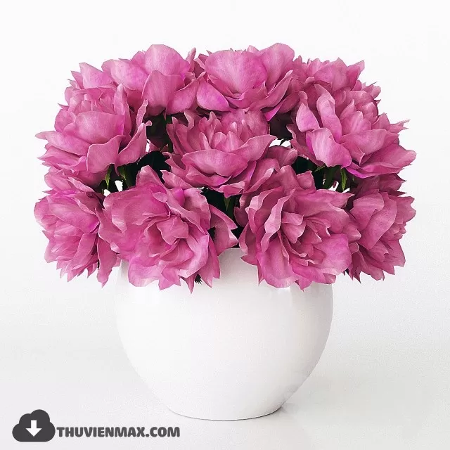 FLOWER – 3DMODEL – VASE – 150