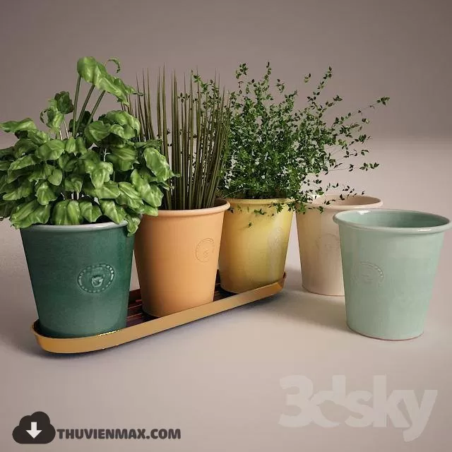 FLOWER – 3DMODEL – VASE – 154