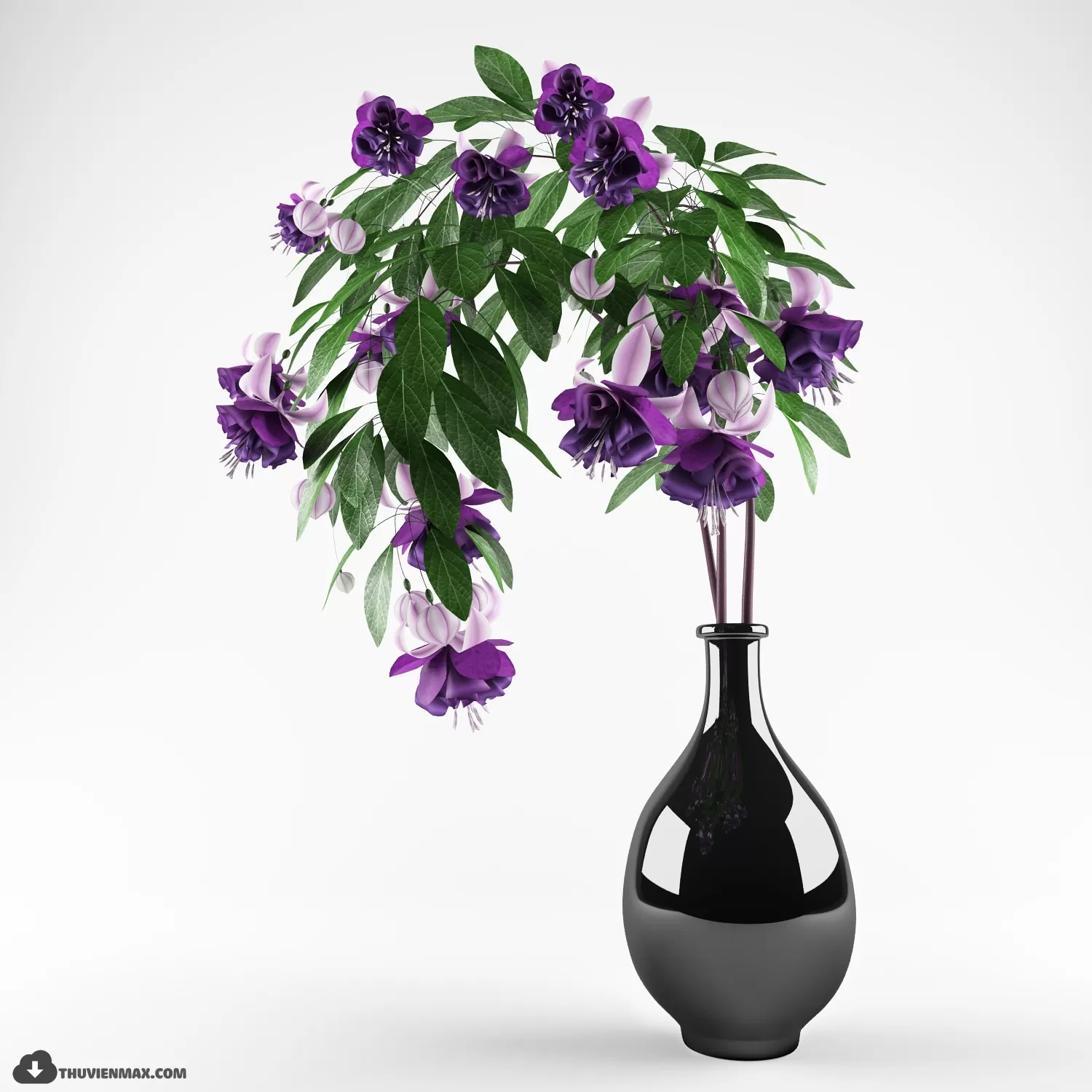 FLOWER – 3DMODEL – VASE – 155