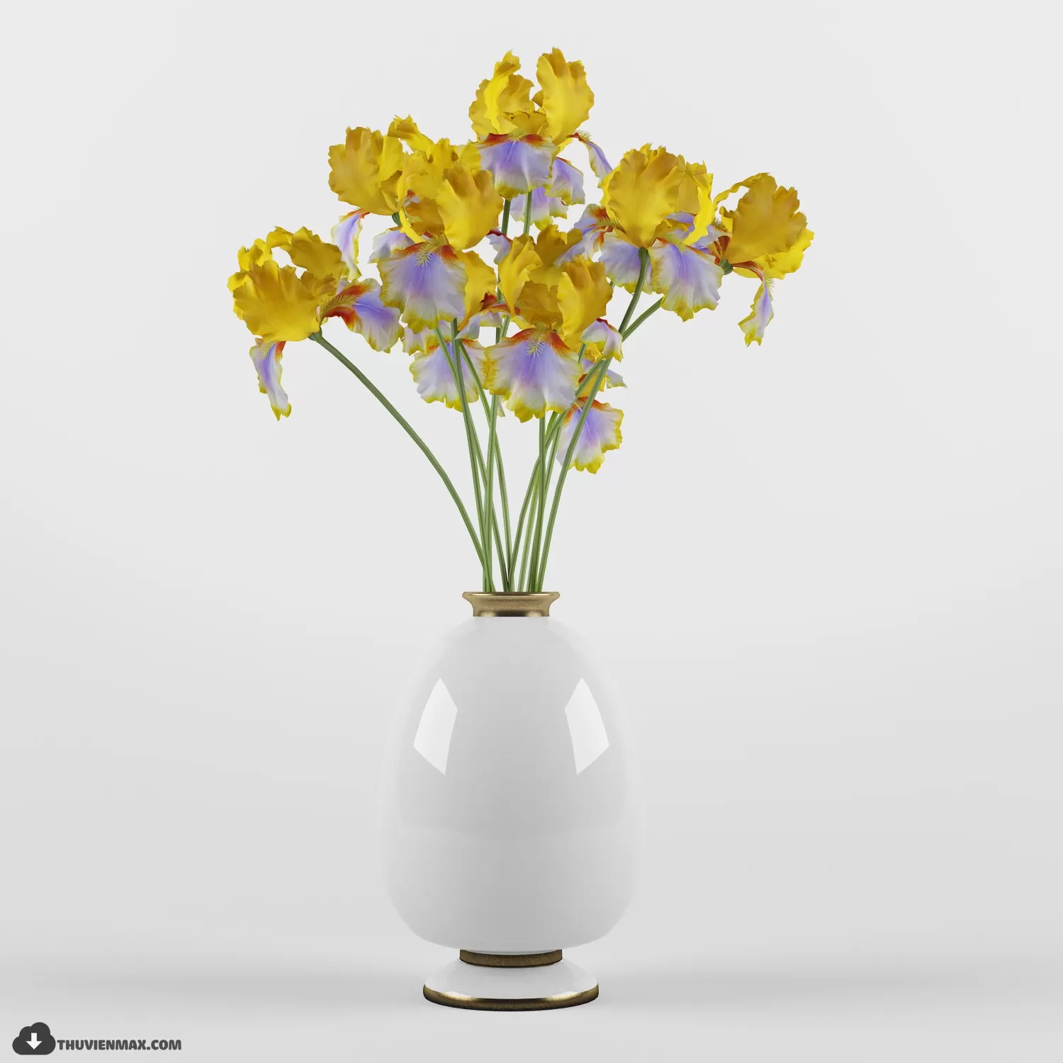 FLOWER – 3DMODEL – VASE – 160