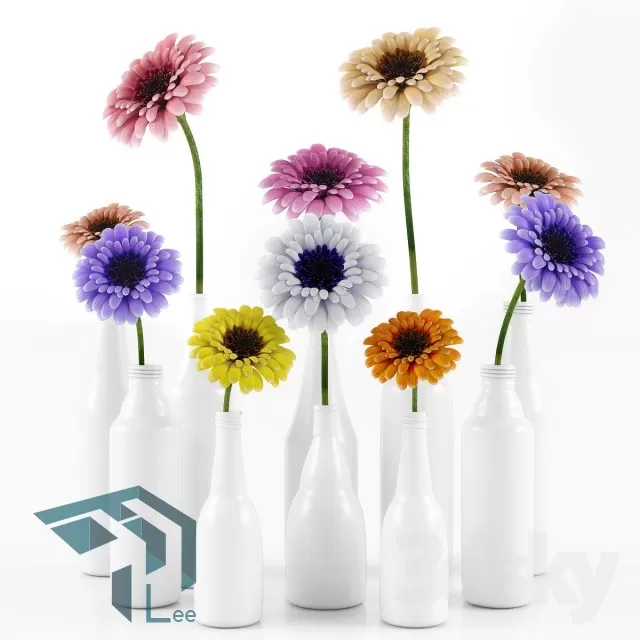 FLOWER – 3DMODEL – VASE – 168