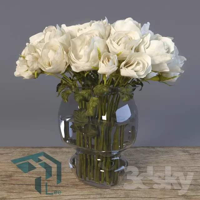 FLOWER – 3DMODEL – VASE – 171