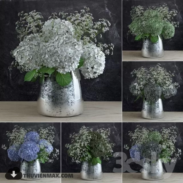 FLOWER – 3DMODEL – VASE – 173