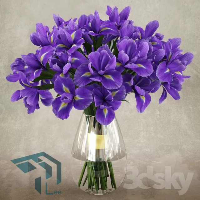 FLOWER – 3DMODEL – VASE – 179