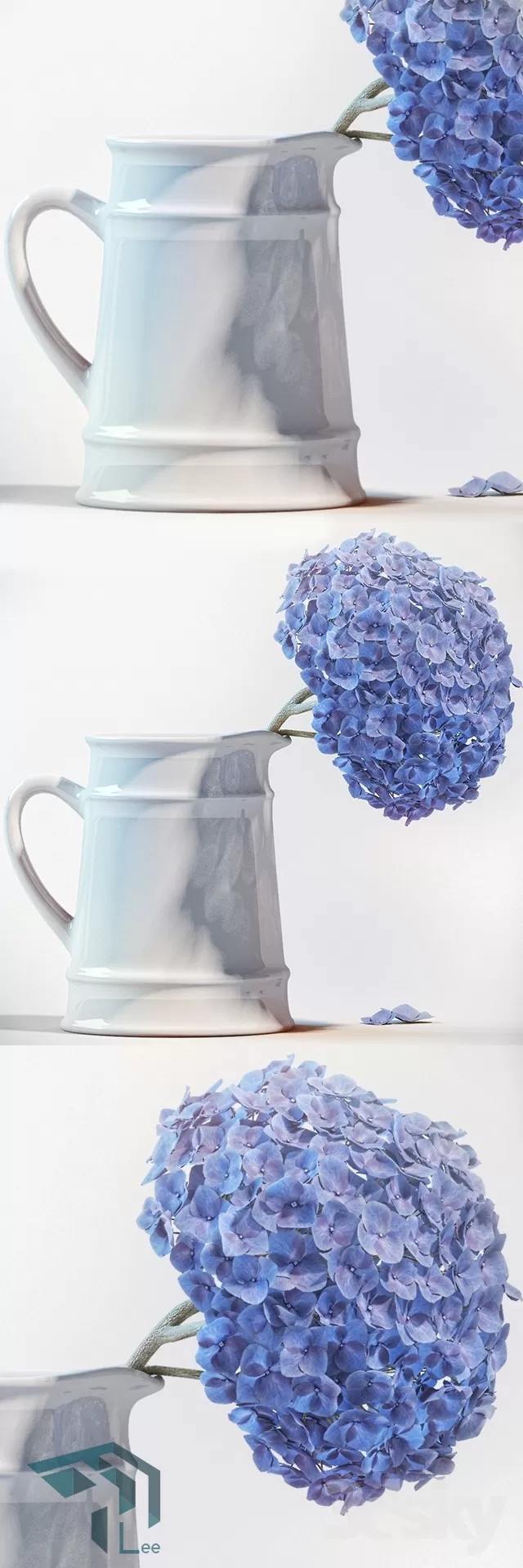 FLOWER – 3DMODEL – VASE – 185