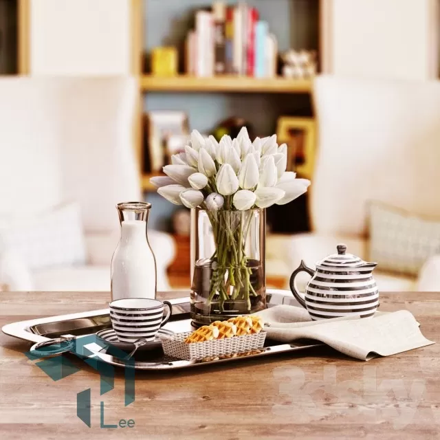 FLOWER – 3DMODEL – VASE – 188