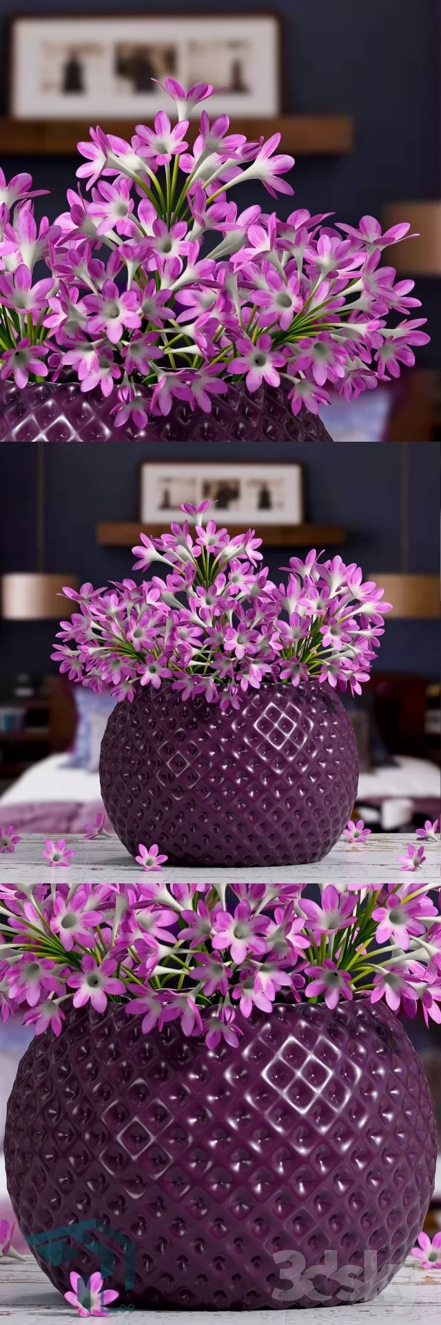 FLOWER – 3DMODEL – VASE – 203