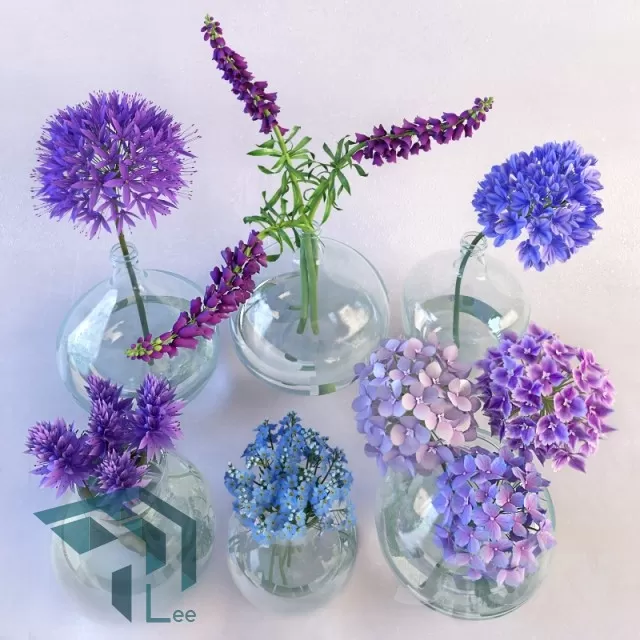 FLOWER – 3DMODEL – VASE – 210