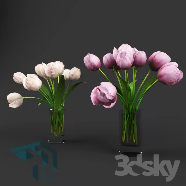 FLOWER – 3DMODEL – VASE – 211
