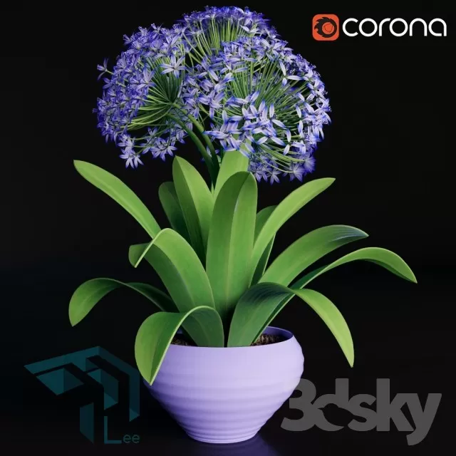 FLOWER – 3DMODEL – VASE – 218