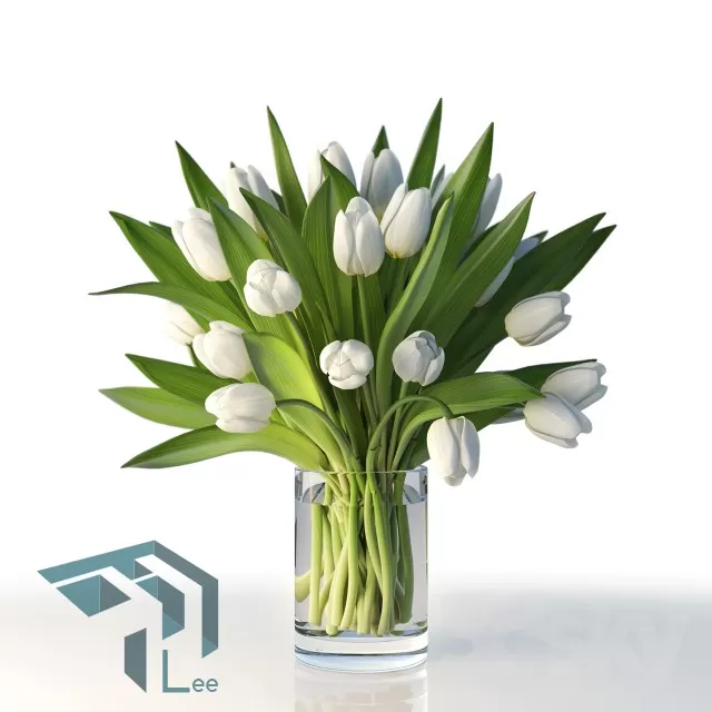 FLOWER – 3DMODEL – VASE – 224
