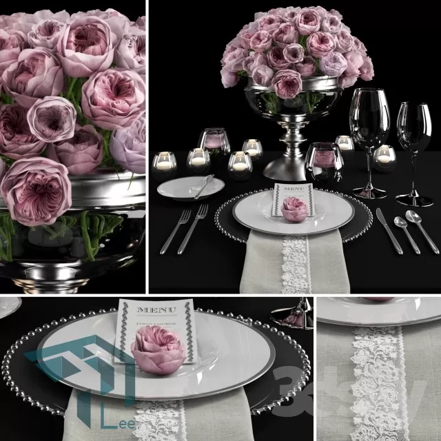 FLOWER – 3DMODEL – VASE – 228