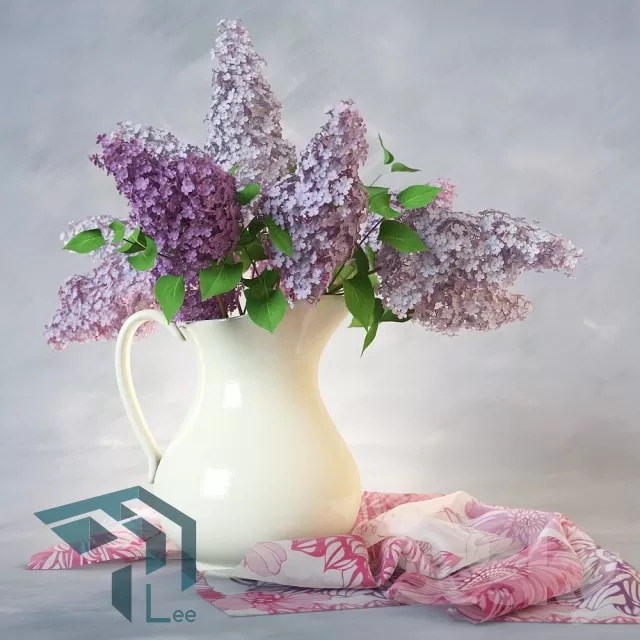 FLOWER – 3DMODEL – VASE – 229