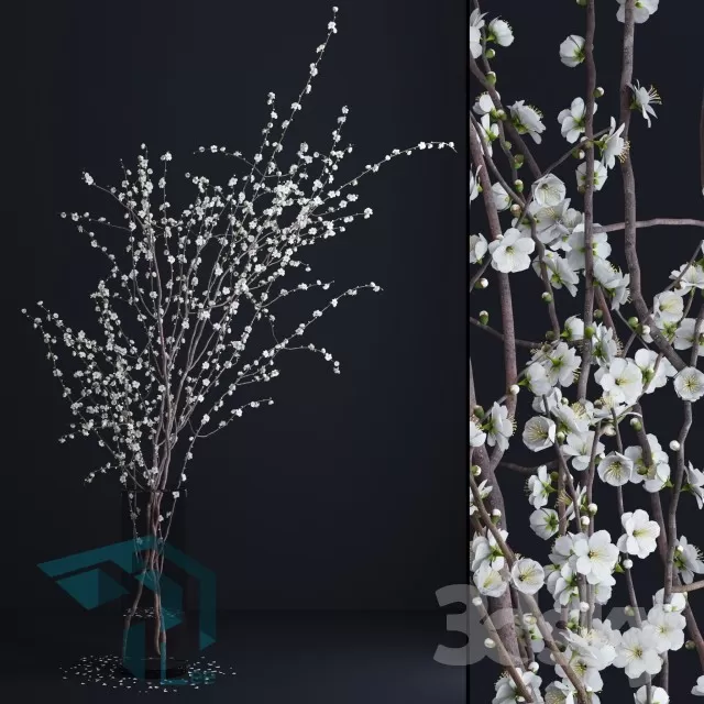 FLOWER – 3DMODEL – VASE – 230