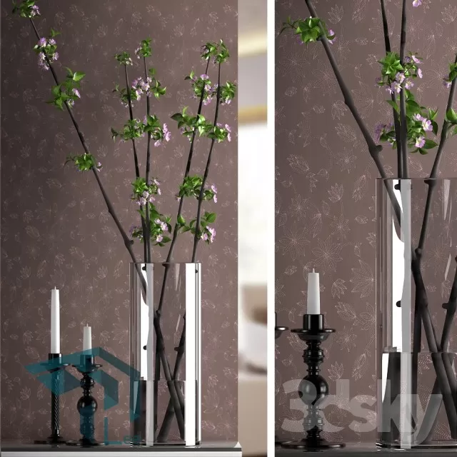 FLOWER – 3DMODEL – VASE – 236