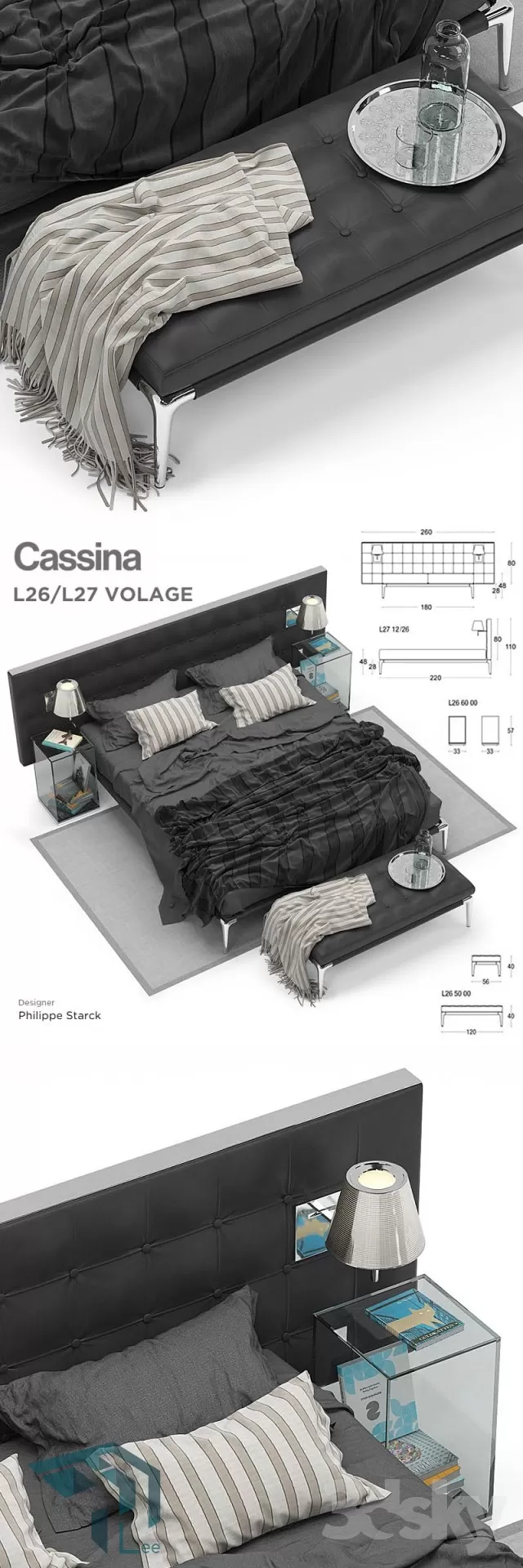 BED 3DSKYMODEL – 236