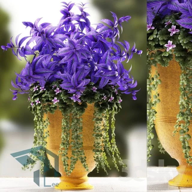 FLOWER – 3DMODEL – VASE – 242