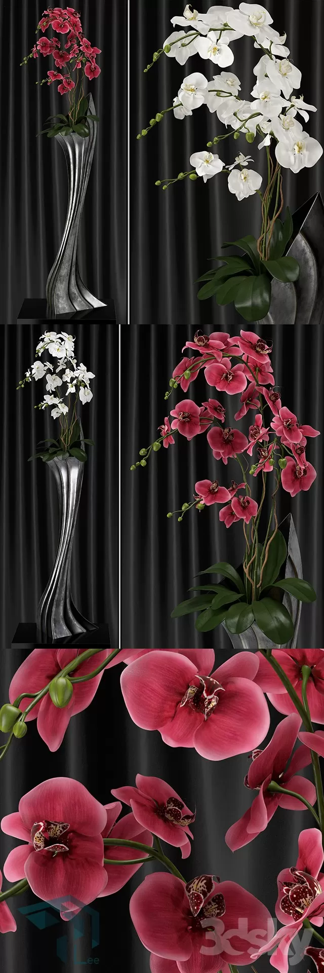 FLOWER – 3DMODEL – VASE – 244