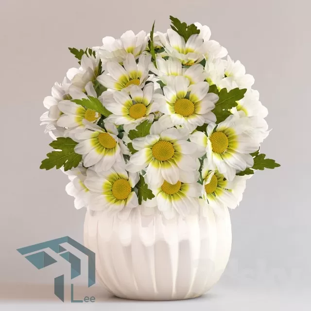 FLOWER – 3DMODEL – VASE – 251
