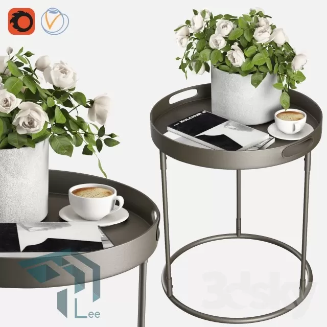 FLOWER – 3DMODEL – VASE – 259